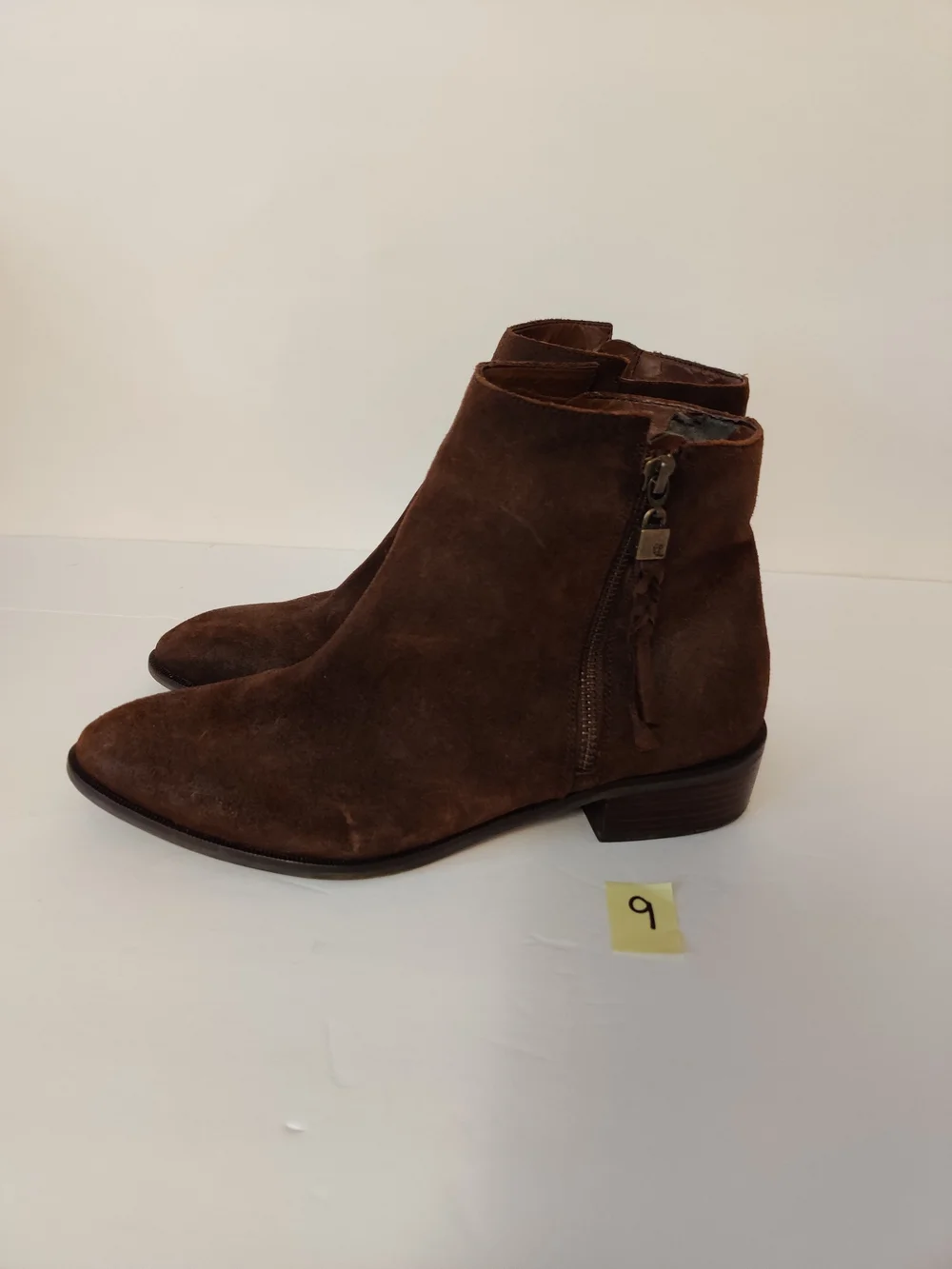 Elliott Lucca Brown Suede Ankle Boots 9